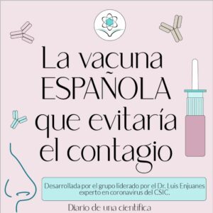 portada del post con el título la vacuna española que evitaría el contagio del covid