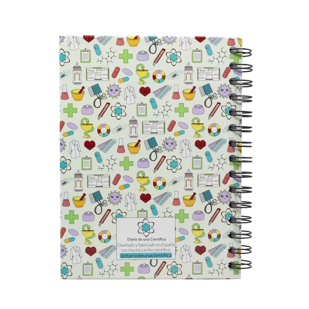Libreta A5 estampado farmacéutico