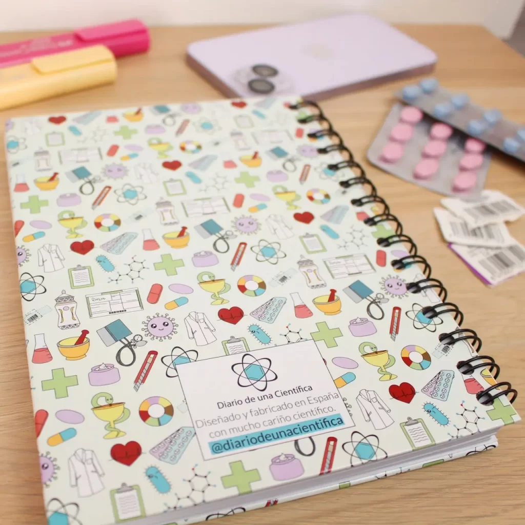 Libreta A5 estampado farmacéutico